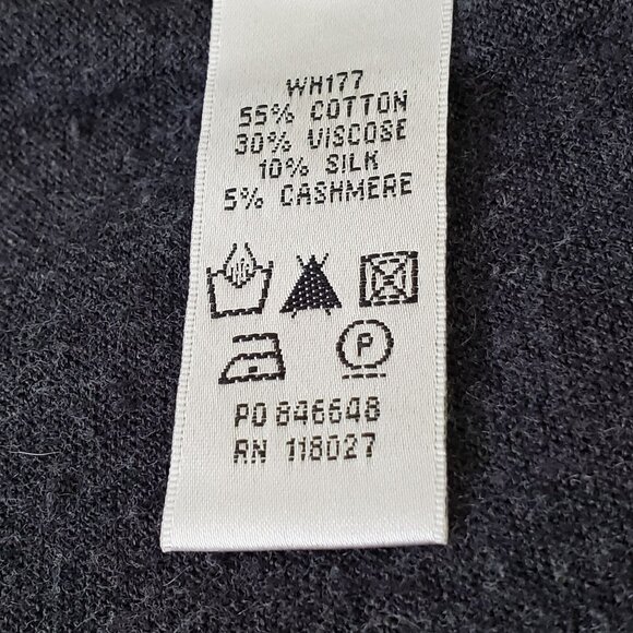 Boden Size 16R 16 Dress Light Knit Sweater Mock Wrap Midi Silk Cashmere Blend - Picture 5 of 12